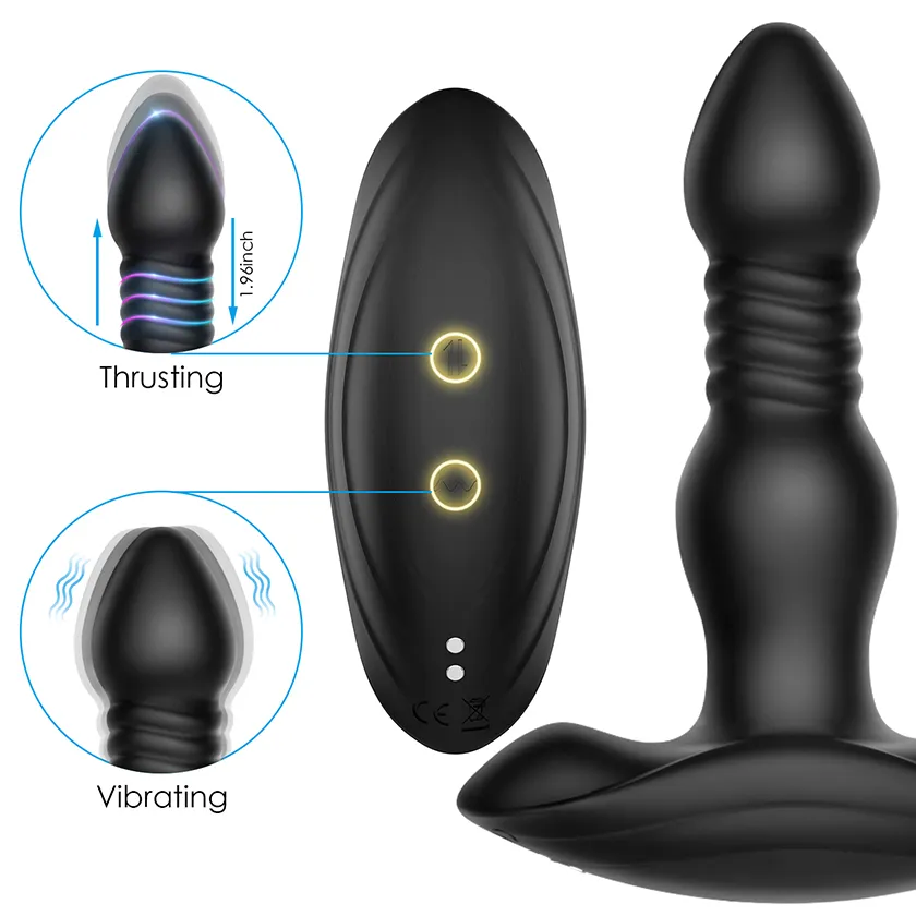 Persurs Remote Control and Thrusting Anal Vibator09